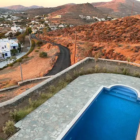 Stelios-korina With Pool And Stunning View In Syros Posidonia Posidhonía