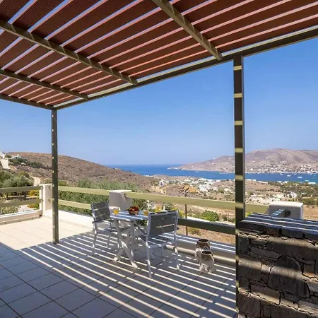 Stelios-korina With Pool And Stunning View In Syros Posidonia *