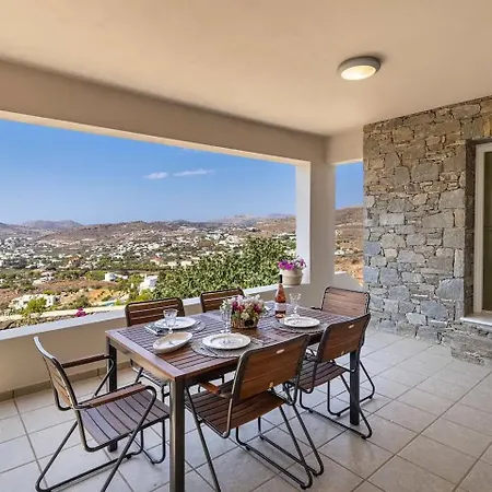 Villa Stelios-korina With Pool And Stunning View In Syros Posidonia