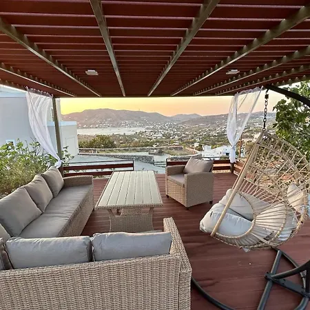 빌라 Stelios-korina With Pool And Stunning View In Syros Posidonia