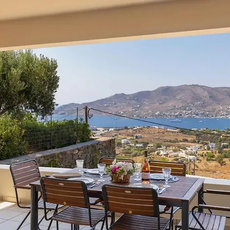 Stelios-korina With Pool And Stunning View In Syros Posidonia Villa Posidhonía