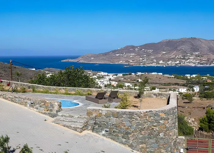Stelios-korina With Pool And Stunning View In Syros Posidonia Villa *