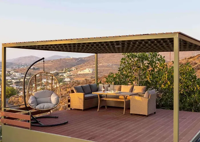 Stelios-korina With Pool And Stunning View In Syros Posidonia *