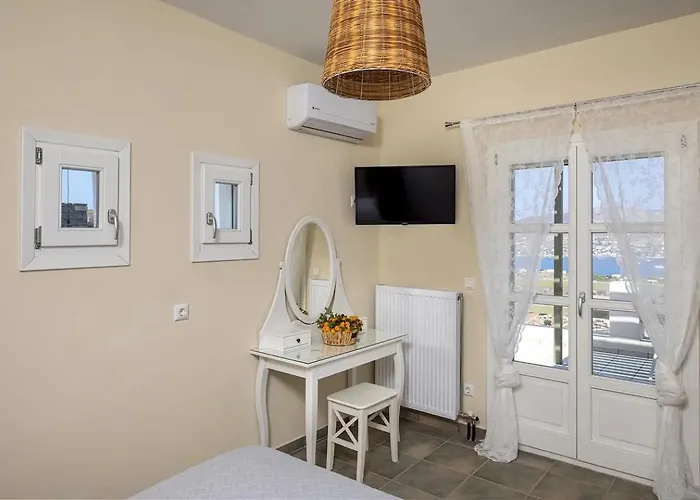 Villa Stelios-korina With Pool And Stunning View In Syros Posidonia Posidhonía