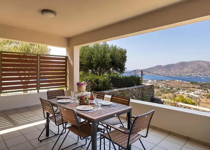 Stelios-korina With Pool And Stunning View In Syros Posidonia Villa Posidhonía