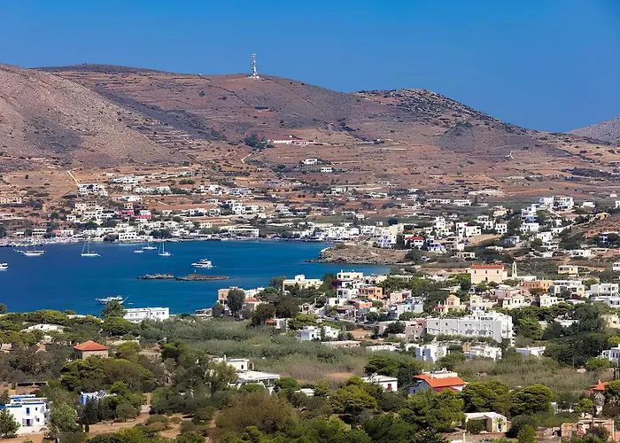 Villa Stelios-korina With Pool And Stunning View In Syros Posidonia