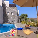 Stelios-korina With Pool And Stunning View In Syros Posidonia Posidhonía
