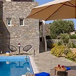 Villa Stelios-korina With Pool And Stunning View In Syros Posidonia *