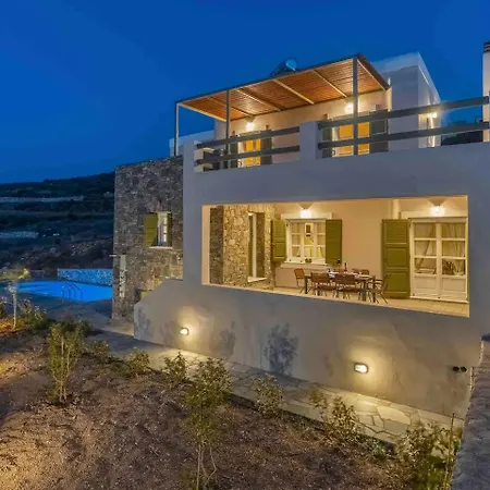 Stelios-korina With Pool And Stunning View In Syros Posidonia Posidhonía