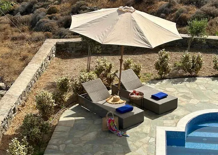 Stelios-korina With Pool And Stunning View In Syros Posidonia Villa